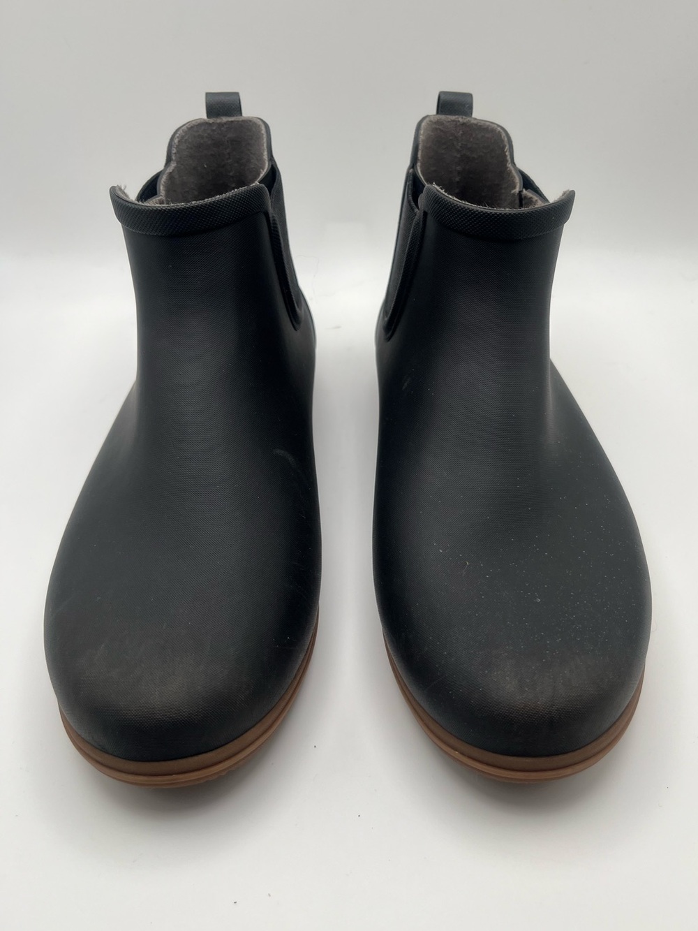 Bogs Women’s Sweetpea II Chelsea Waterproof Rain Boots Black Ankle Booties 8 - Picture 4 of 12